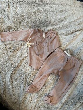 Quincy Mae Take Home Wrap Set in Mauve